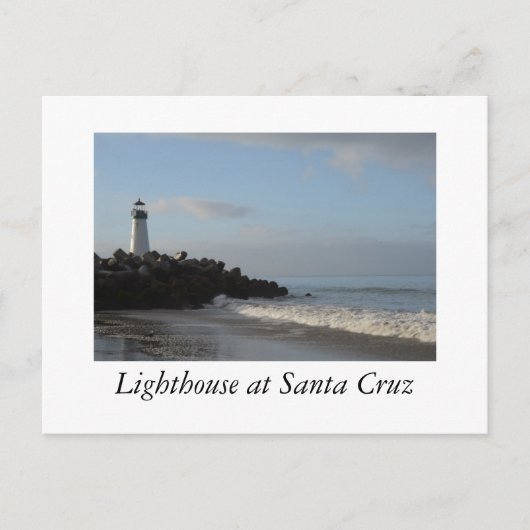Light House in Santa Cruz California Briefkaart (Voorkant)