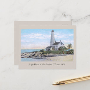 Light House New London CT Briefkaart
