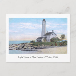 Light House New London CT Briefkaart