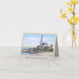Light House New London CT Kaart