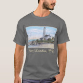Light House New London CT T-shirt (Voorkant)