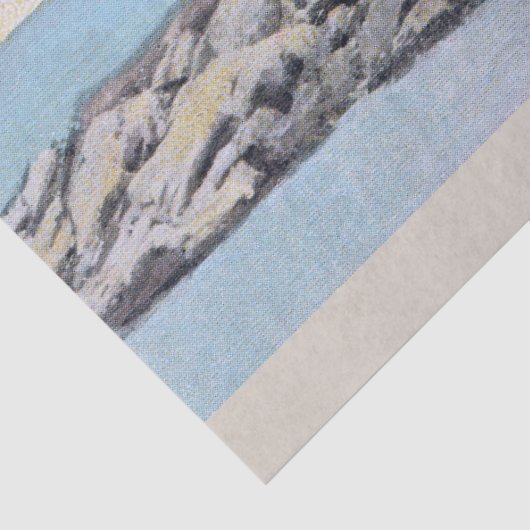 Light House New London CT Tissuepapier (Detail)