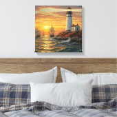 Light House Painting Canvas Afdruk (Insitu (Slaapkamer))