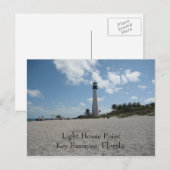Light House Point Key Biscayne Briefkaart (Voorkant / Achterkant)