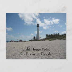 Light House Point Key Biscayne Briefkaart