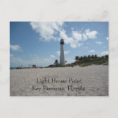 Light House Point Key Biscayne Briefkaart (Voorkant)