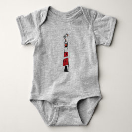 Light House Seagull Blue Romper
