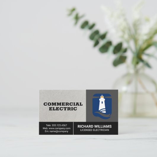 Light House | vermogen | boten Visitekaartje (Staand voorkant)