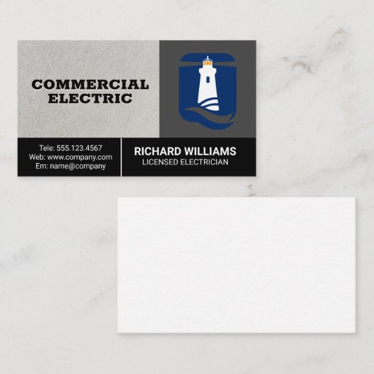Light House | vermogen | boten Visitekaartje (Voorkant / Achterkant)