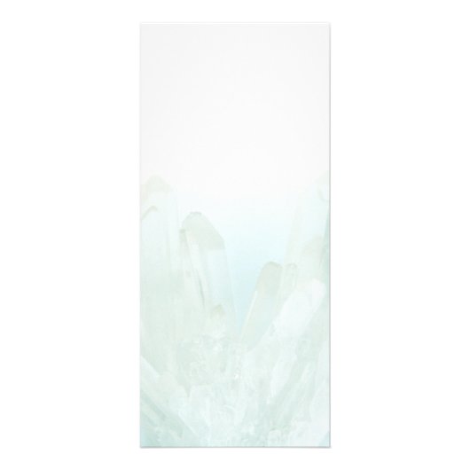 Light Ice Blue Crystals Spa Salon Service Menu (Achterkant)