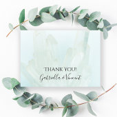 Light Ice Blue Crystals Weddenschap Bedankt