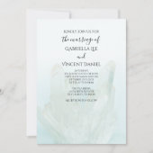 Light Ice Blue Crystals Weddenschap Kaart (Voorkant)