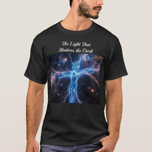 Light in the Darkness - Christian T-shirt (Voorkant)