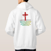 Light in the manger hoodie (Achterkant)