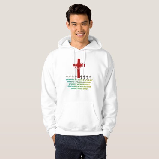Light in the manger hoodie (Voorkant volledig)