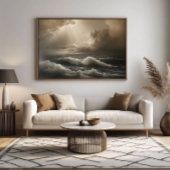 Light in the Storm Canvas Afdruk