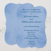 Light Indigo Blue Parchment Kaart (Voorkant / Achterkant)