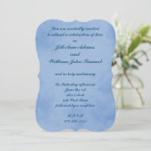 Light Indigo Blue Parchment Kaart (Staand voorkant)