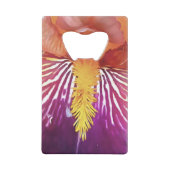 Light Iris Macro Artistic Abstract Creditkaart Flessenopener (Voorkant)