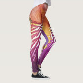 Light Iris Macro Artistic Abstract Leggings (Rechts)