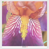 Light Iris Macro Artistic Abstract Sticker (Vel)