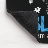 Light It Up Blue Autism Awareness Autistic Puzzle Muismat (Hoek)