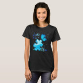 Light It Up Blue Autism Awareness Month Puzzle But T-shirt (Voorkant volledig)