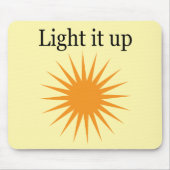 Light it up muismat (Voorkant)