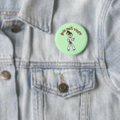 Light Karate Girl Ronde Button 5,7 Cm (In situ)