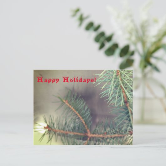 Light Kerstgroet Briefkaart (Staand voorkant)