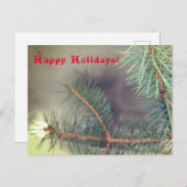 Light Kerstgroet Briefkaart (Voorkant / Achterkant)