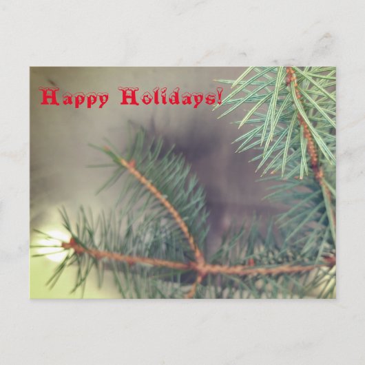 Light Kerstgroet Briefkaart (Voorkant)