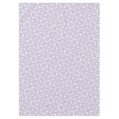 Light Lila White Liberty Floral Pattern Elegant Tafelkleed (Voorkant)