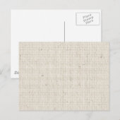 Light Linen Background-Briefkaart Briefkaart (Voorkant / Achterkant)