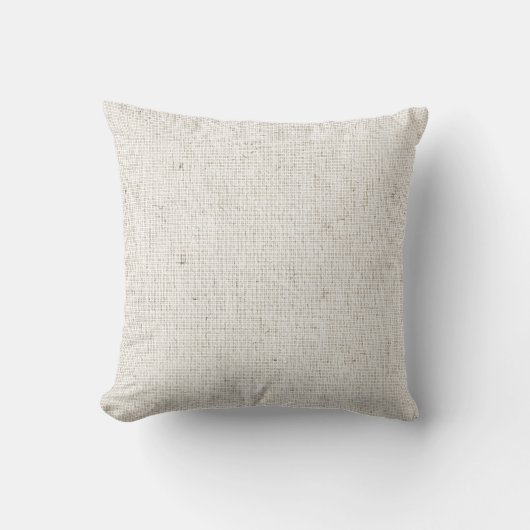 Light Linen Background Pillow Kussen (Voorkant)