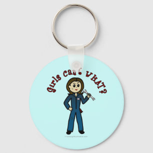Light Mechanic Girl Sleutelhanger