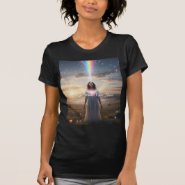 Light Mind Open Heart — Divine Feminine Awakening  T-shirt
