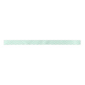 Light Mint Green Chevron Pattern Satijnen Lint (Voorkant)