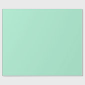 Light Mint Green Matte Wrapping Paper Cadeaupapier (Vlak)