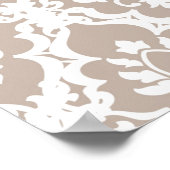Light Mocha Lace Poster (Hoek)
