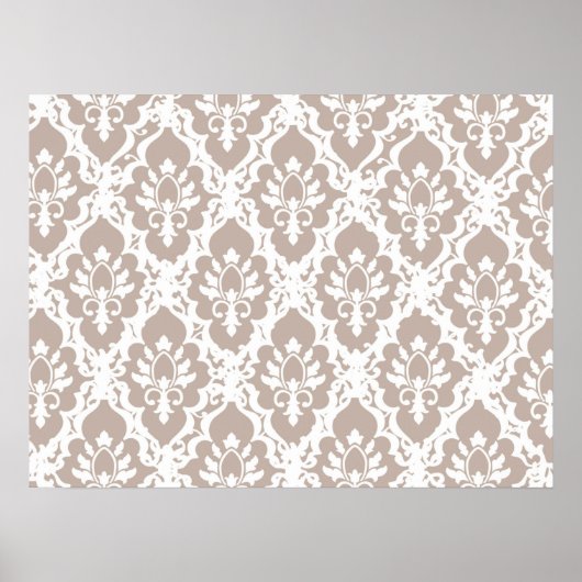 Light Mocha Lace Poster (Voorkant)