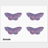 Light Moth Starscape-Sticker Rechthoekige Sticker (Vel)