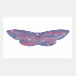 Light Moth Starscape-Sticker Rechthoekige Sticker