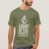 Light My Fire Bushcraft stijl T-shirt (Voorkant)