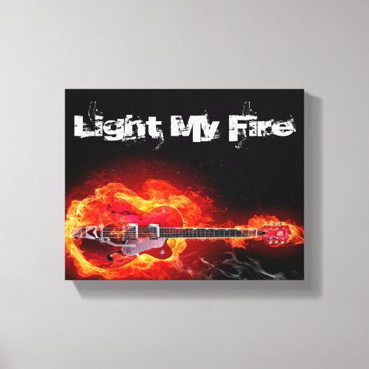 Light My Fire Canvas Afdruk (Voorkant)
