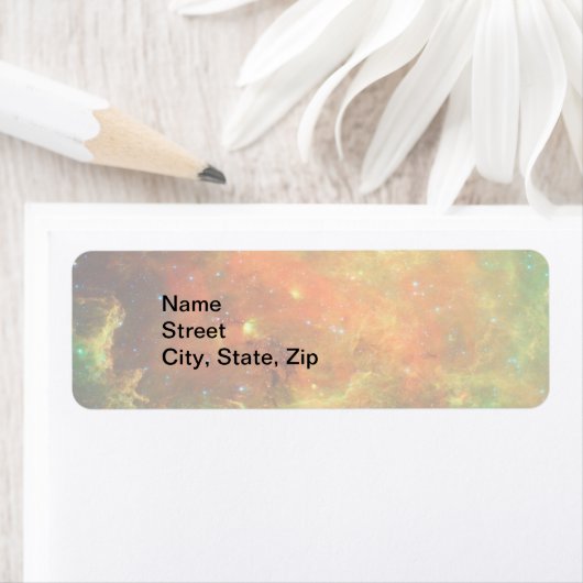 Light North America Nebula, ZGOS, Adres Etiket (Insitu)