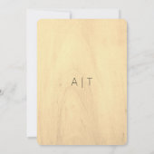 Light Oakwood Modern Kaart (Achterkant)