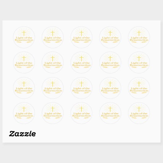 Light of Christ Sticker for Candle Gifts | Easter (Vel)