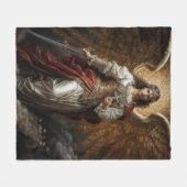 Light of Divine Order, Archangel Michael Fleece Deken (Voorkant (Horizontaal))