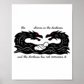 Light Of The World Baby Jesus Christian Design  Poster (Voorkant)